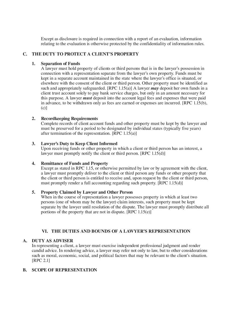 Professional Responsibility Guide Part 4 - Page 8