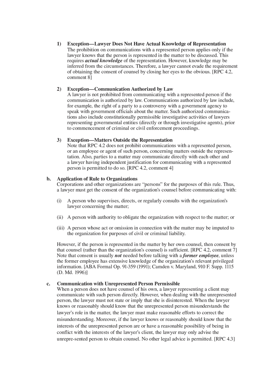 Professional Responsibility Guide Part 4 - Page 10