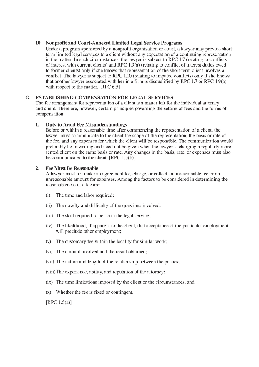 Professional Responsibility Guide Part 4 - Page 2