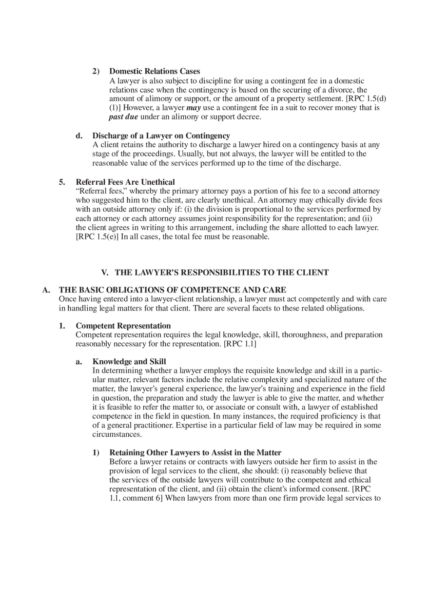 Professional Responsibility Guide Part 4 - Page 4