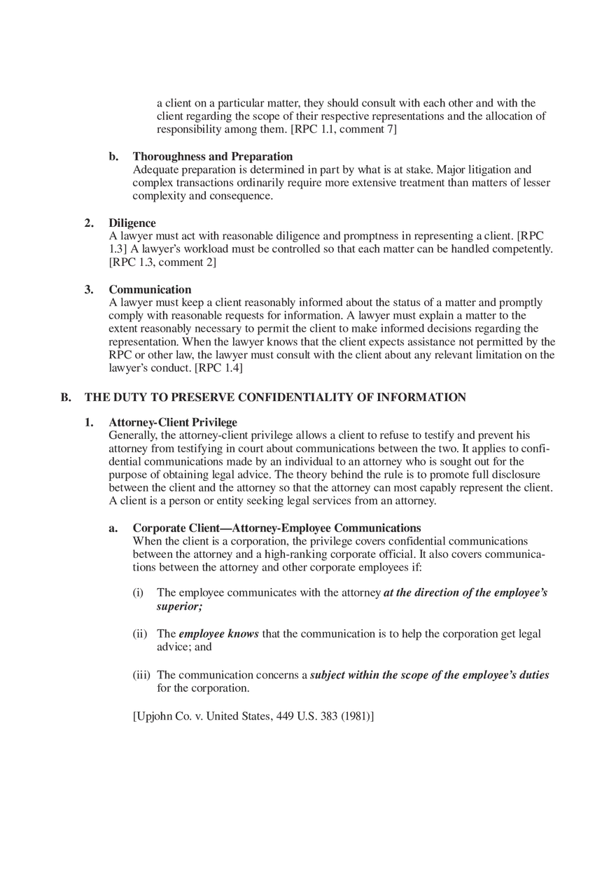 Professional Responsibility Guide Part 4 - Page 5