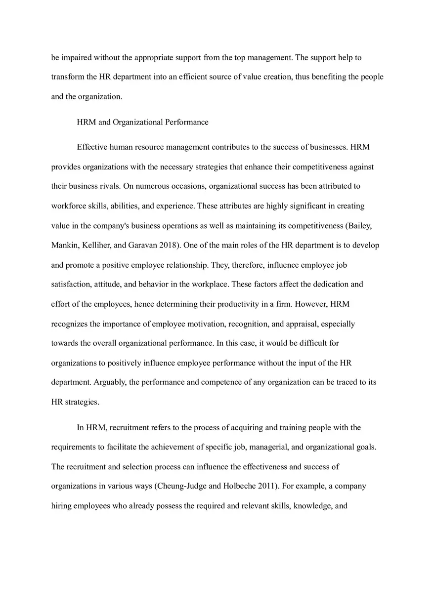 The Implications of Human Resource Management On Organizational Strategy - Page 5