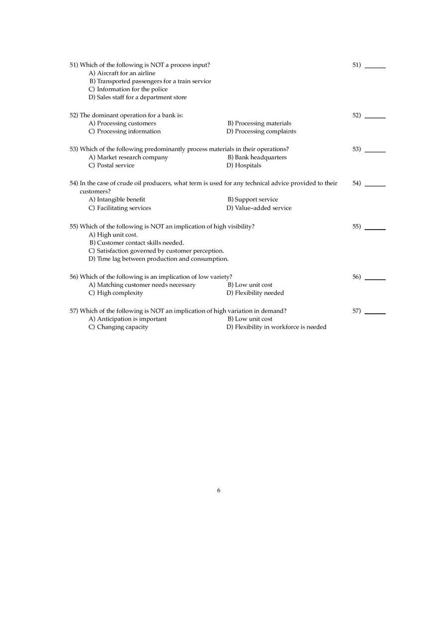 Ch 1 - Operations Management Answers - Page 8