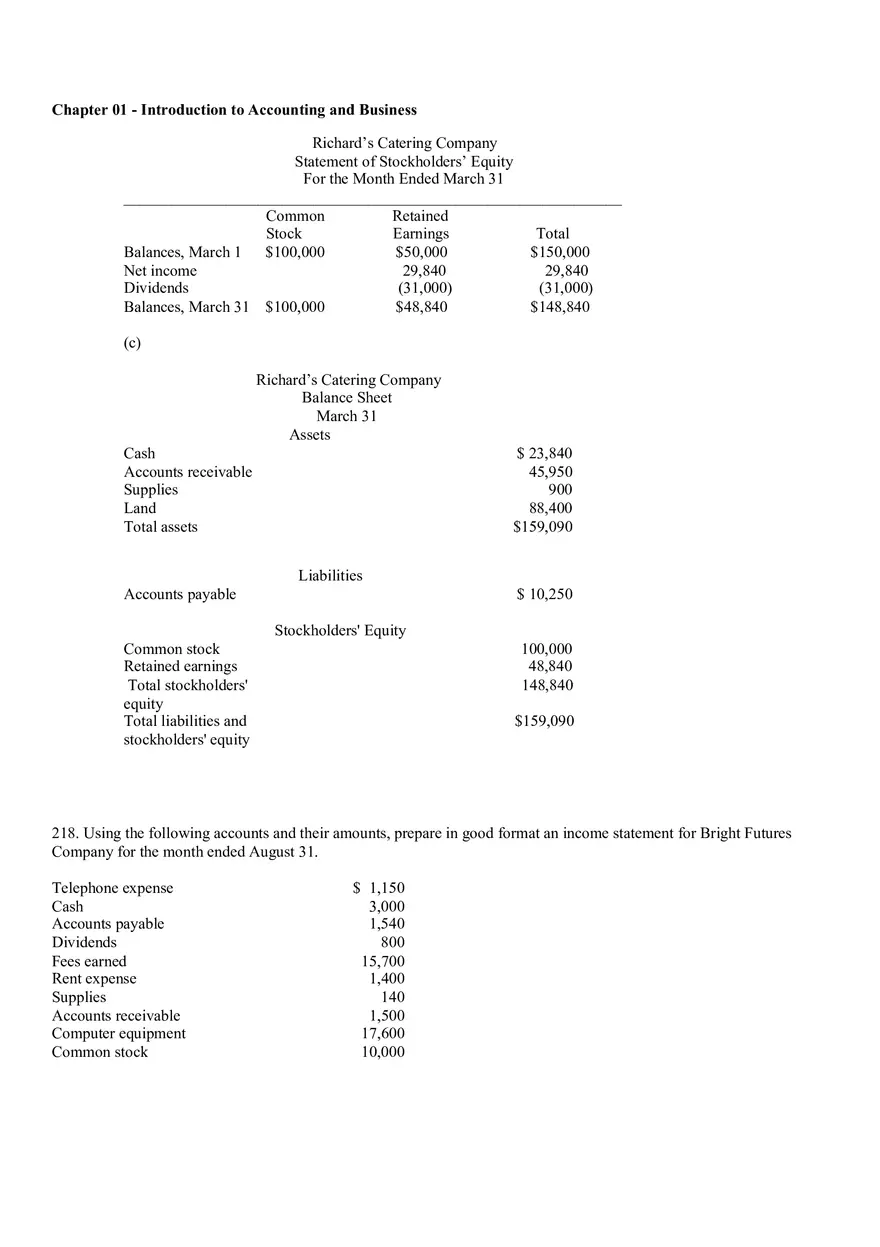 Introduction to Accounting and Business Ch 1 Part 4 - Page 8