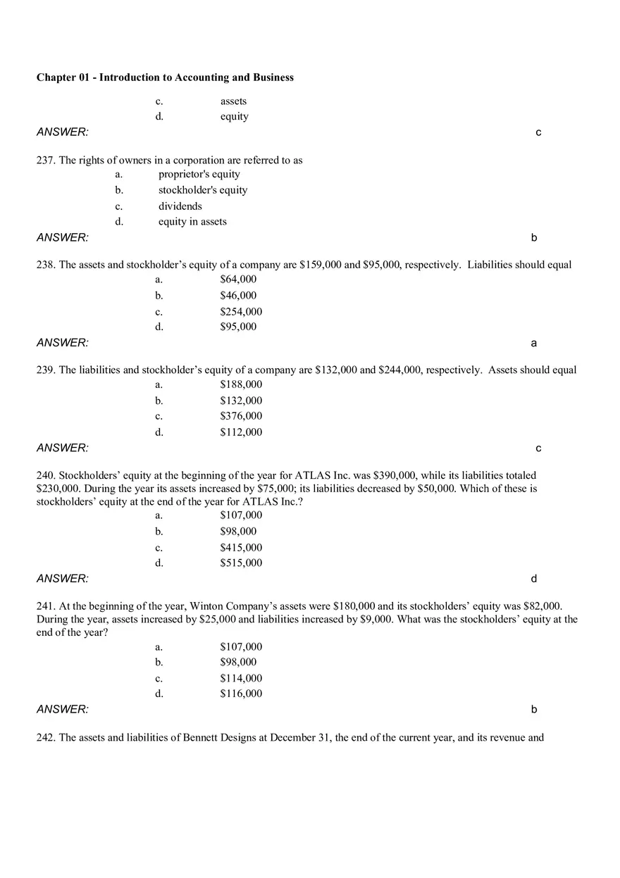 Introduction to Accounting and Business Ch 1 Part 4 - Page 4
