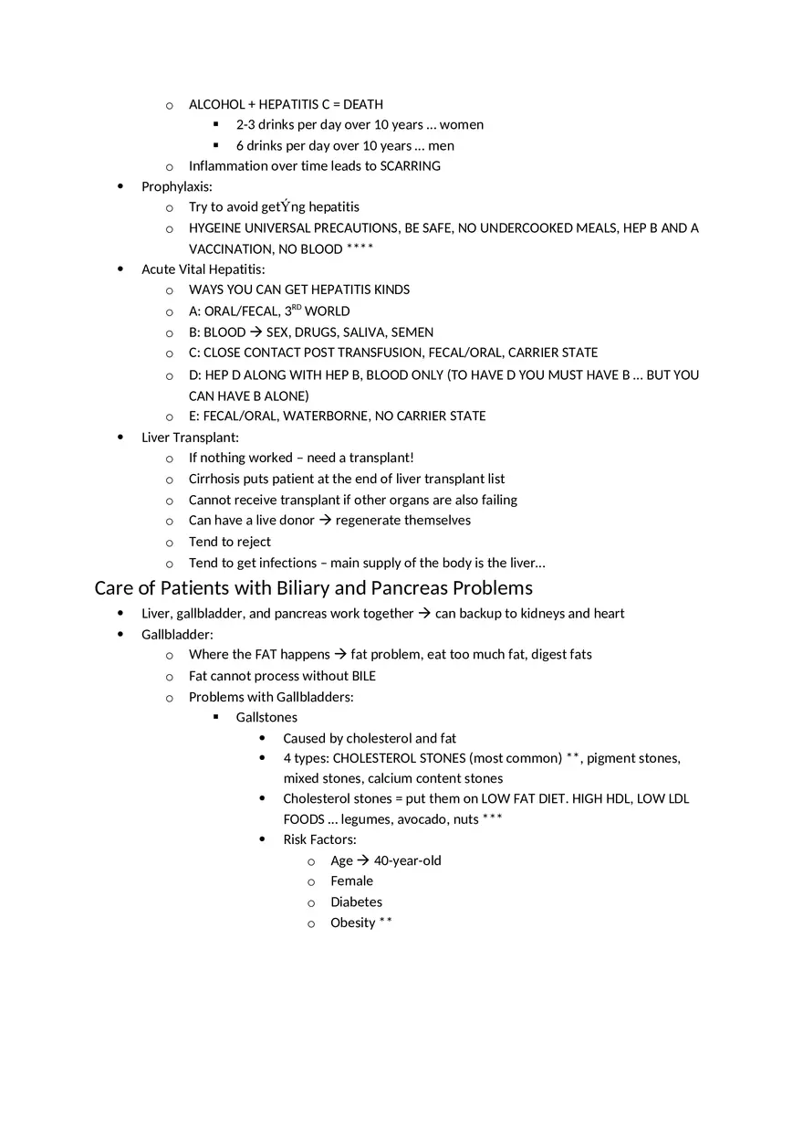 Adult Health HESI Study Guide Part 6 - Page 7