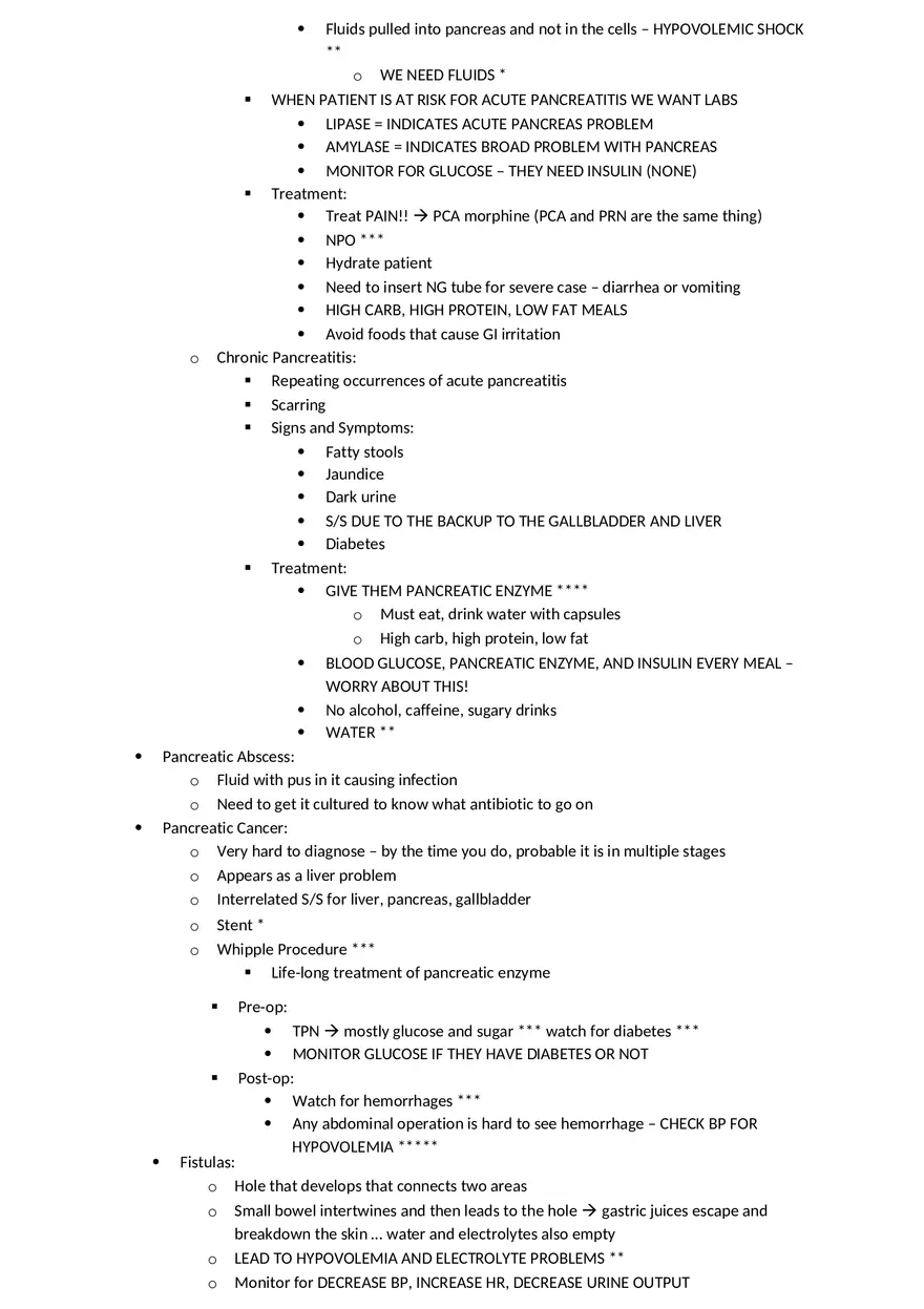 Adult Health HESI Study Guide Part 6 - Page 10