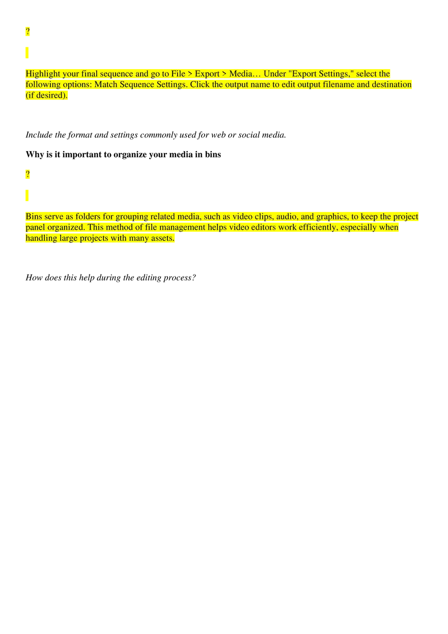 Adobe Premiere Pro Work Sheet (Finished) - Page 3