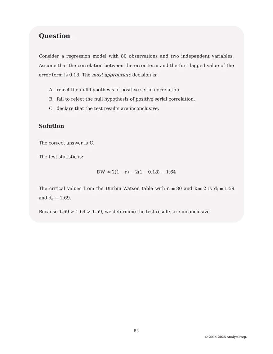 Study Notes - Quantitative Methods - Page 131