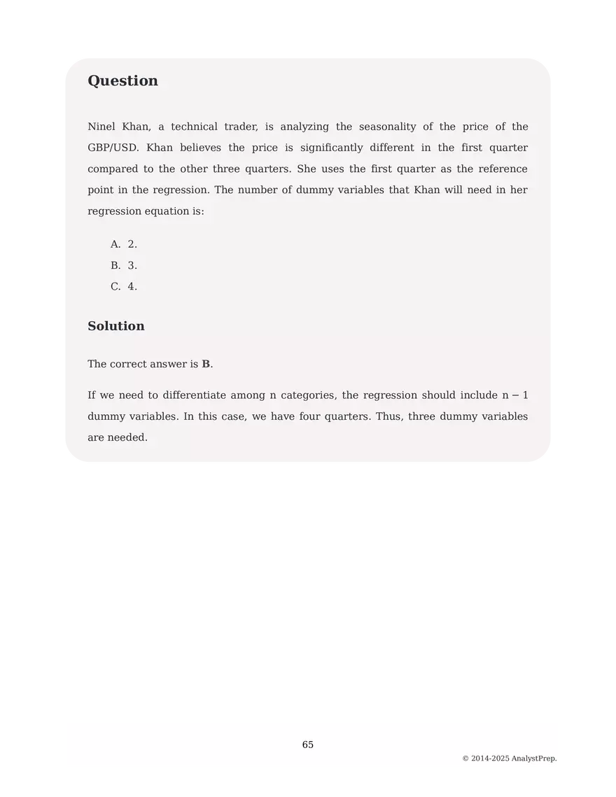 Study Notes - Quantitative Methods - Page 143