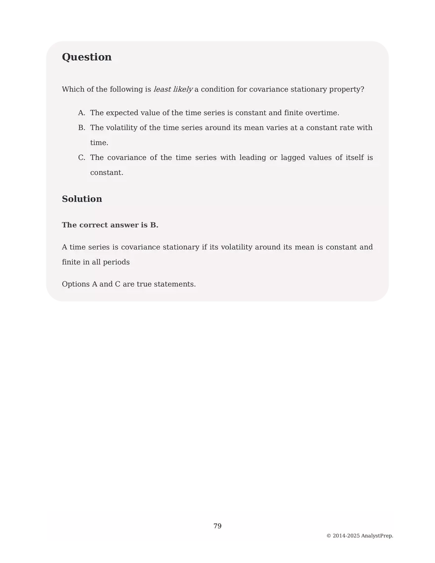 Study Notes - Quantitative Methods - Page 158