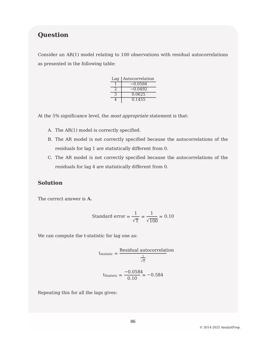 Study Notes - Quantitative Methods - Page 166