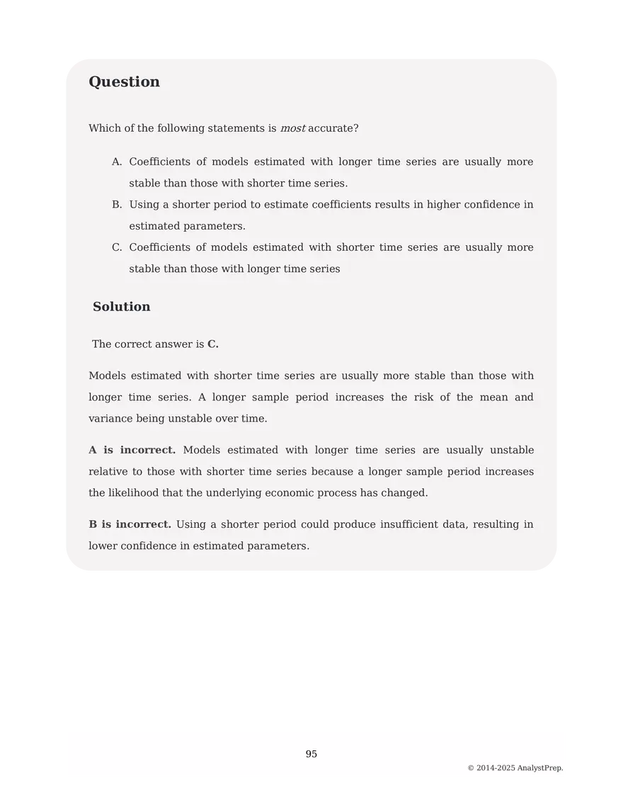 Study Notes - Quantitative Methods - Page 176