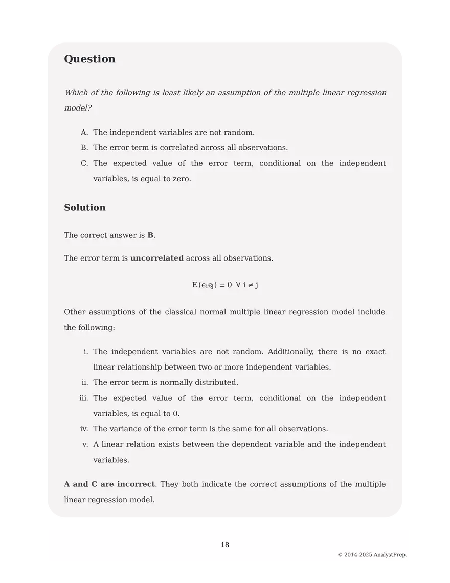 Study Notes - Quantitative Methods - Page 80