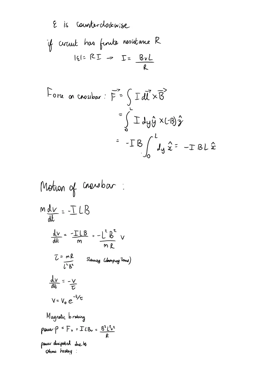 Faradays Law - Homework Solutions - Page 2