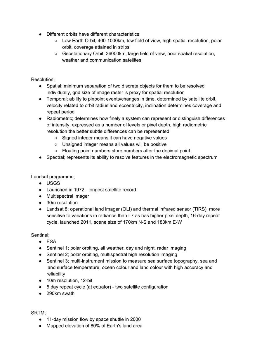Remote Sensing Data Resolution - Page 2
