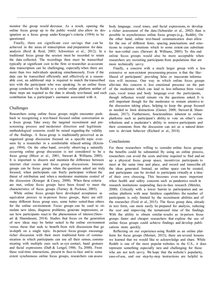 A Guide to Conducting Online Focus Groups Via Reddit - Page 7