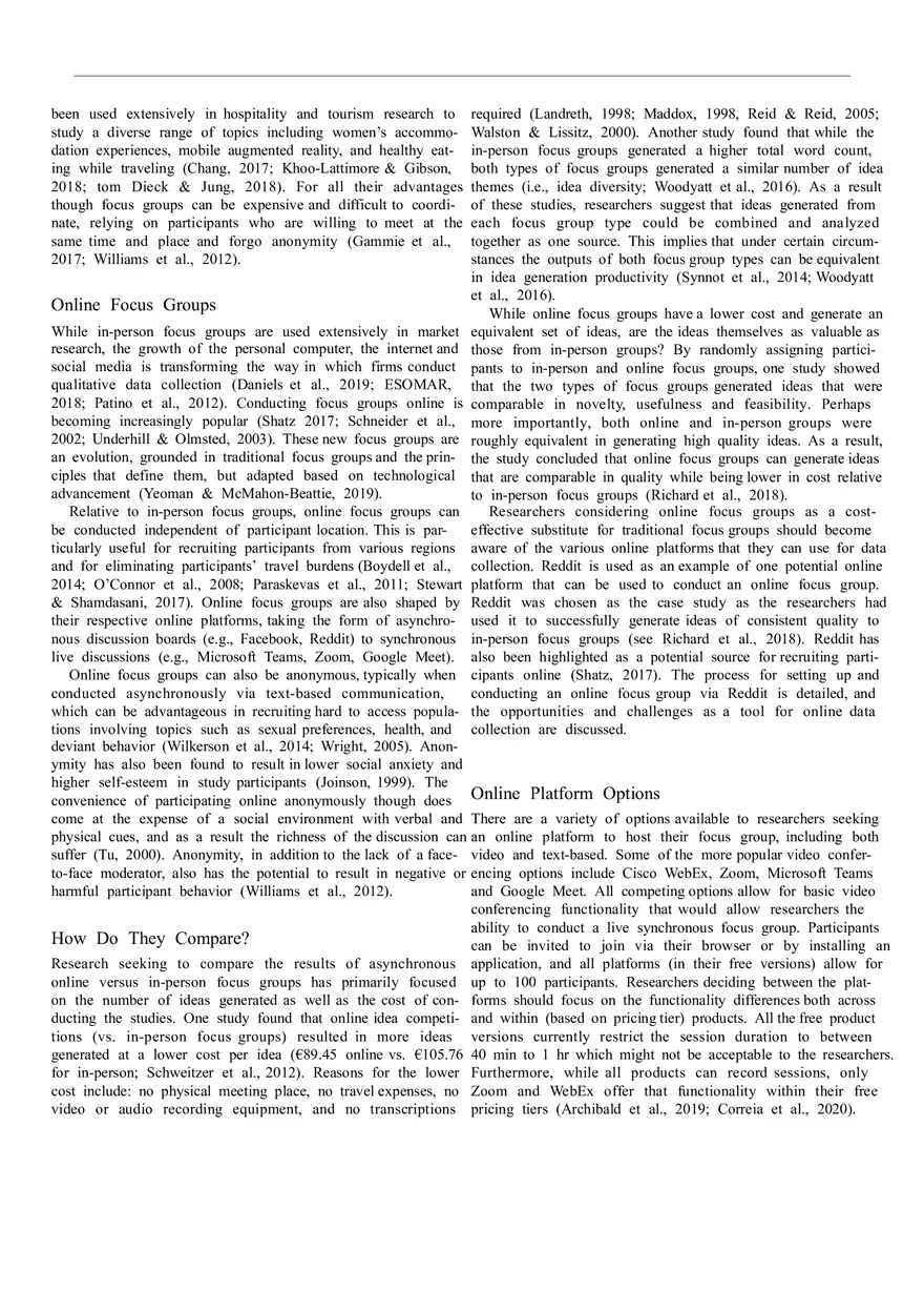 A Guide to Conducting Online Focus Groups Via Reddit - Page 2