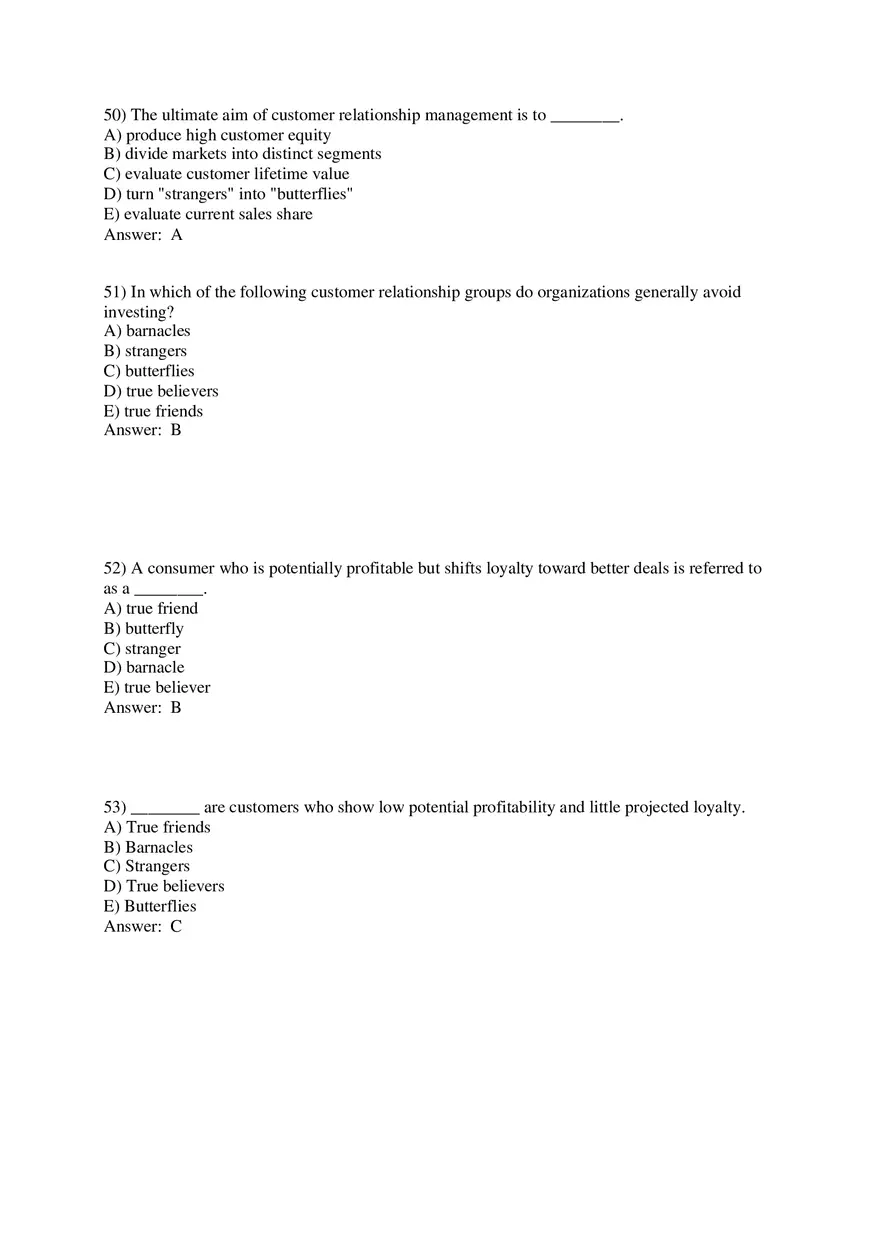 Marketing - Creating and Capturing Customer Value Part 2 - Page 7