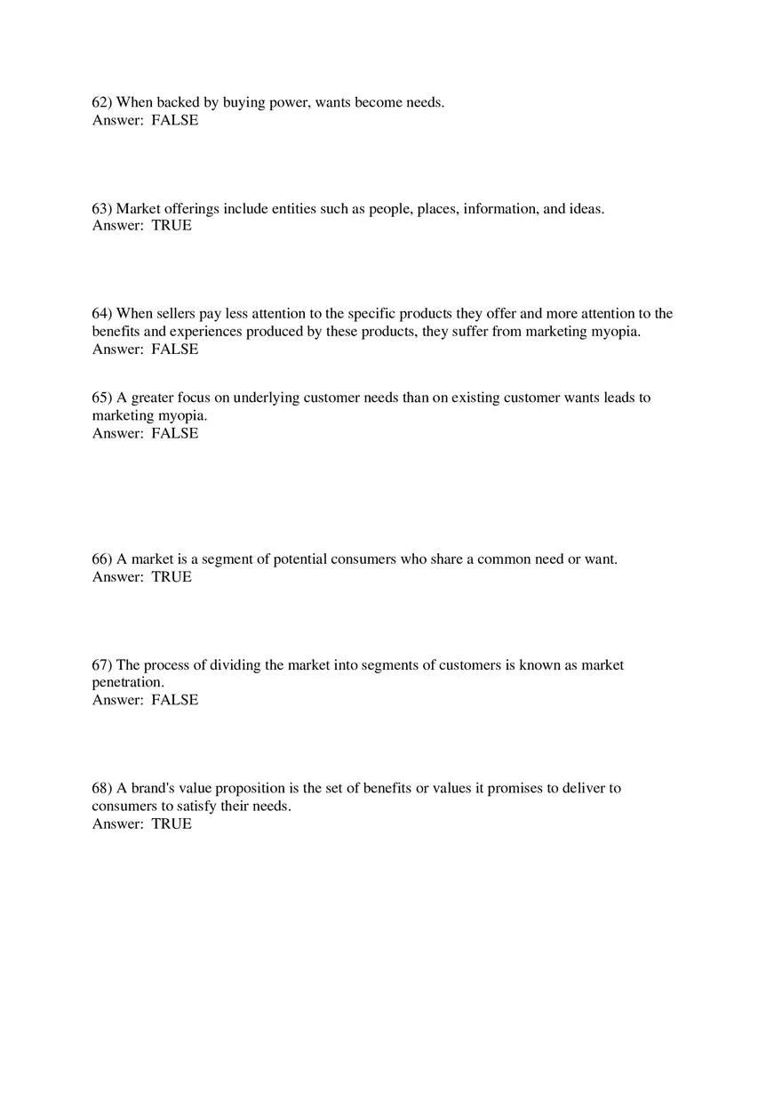 Marketing - Creating and Capturing Customer Value Part 2 - Page 10