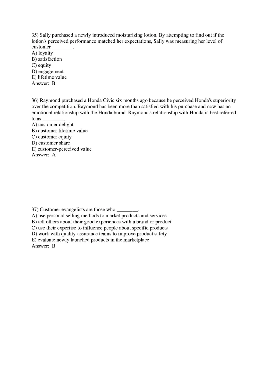 Marketing - Creating and Capturing Customer Value Part 2 - Page 2