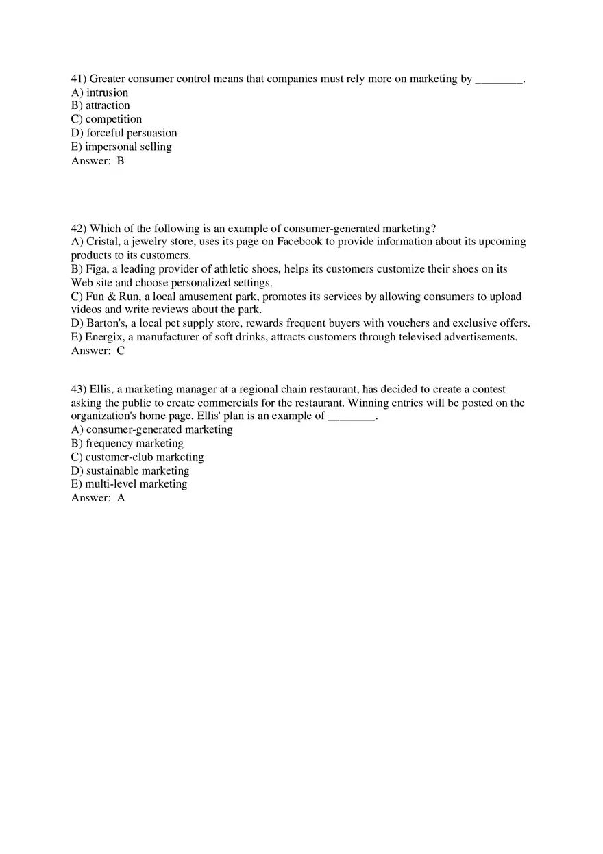 Marketing - Creating and Capturing Customer Value Part 2 - Page 4