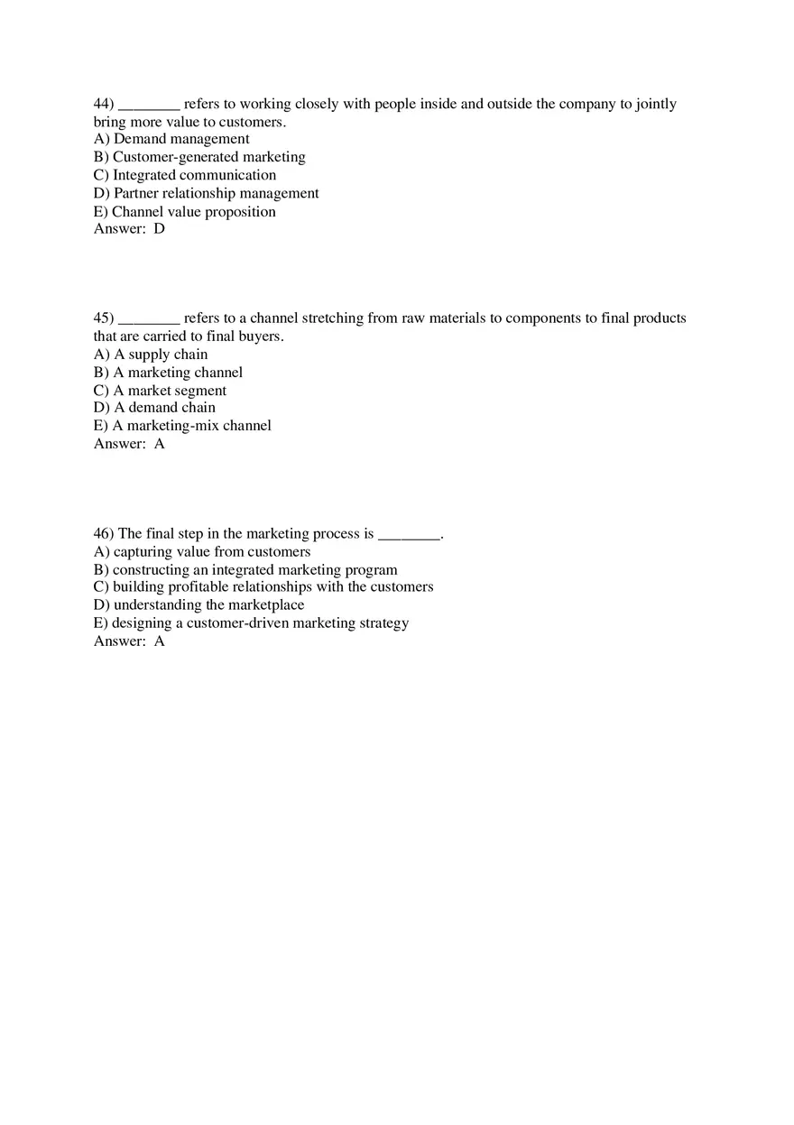 Marketing - Creating and Capturing Customer Value Part 2 - Page 5