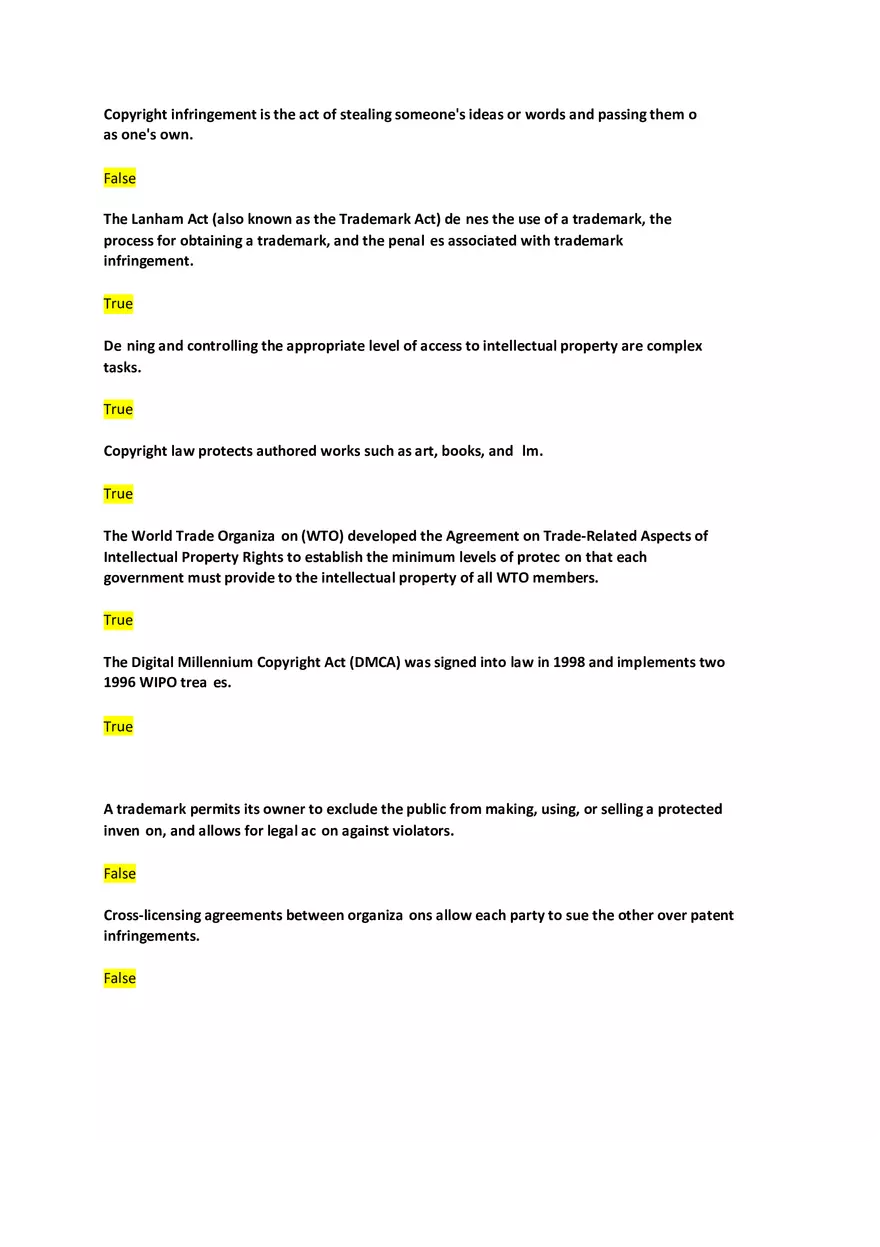 Computing Ethics and Society Answer Key 2 - Page 7