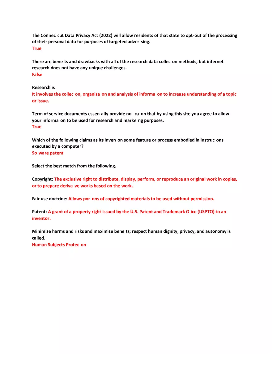 Computing Ethics and Society Answer Key 2 - Page 11
