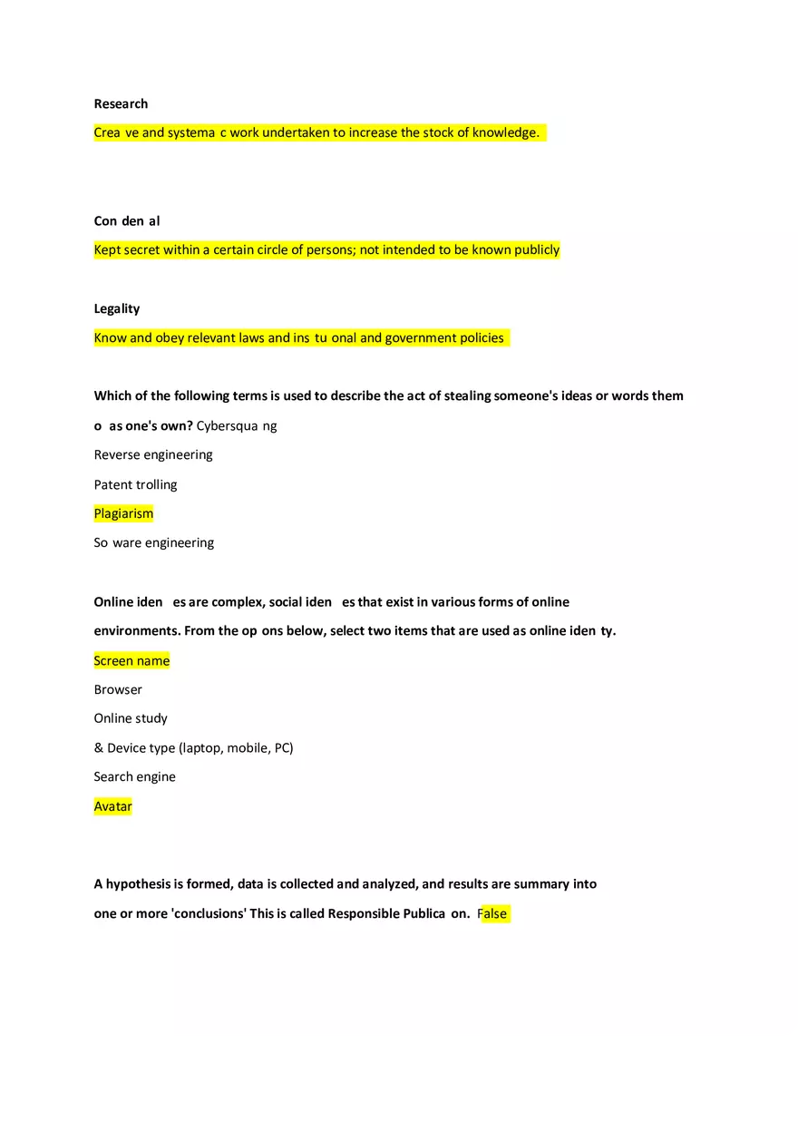 Computing Ethics and Society Answer Key 2 - Page 2