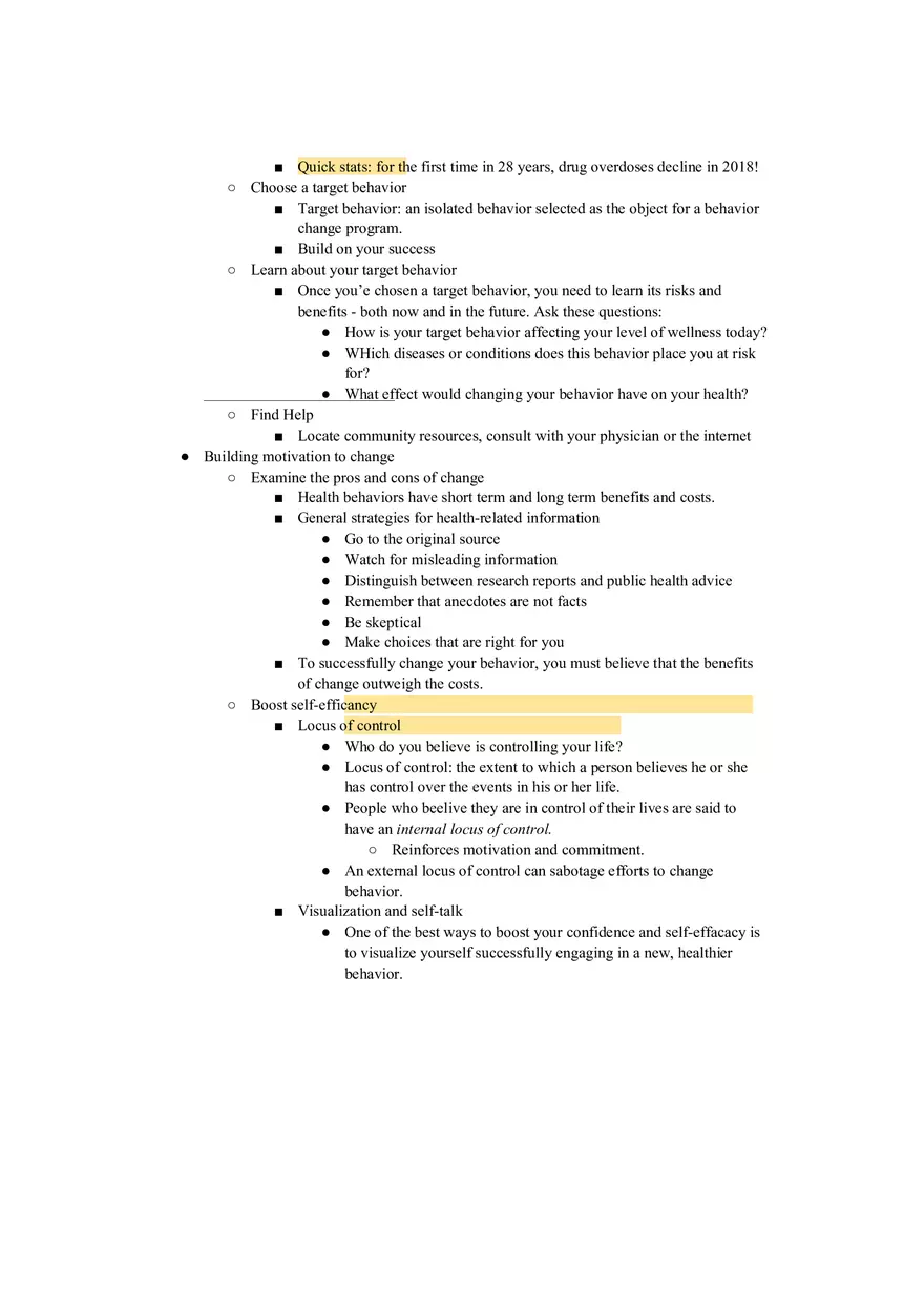 Chapter 1 Taking Charge of Your Health - Page 10