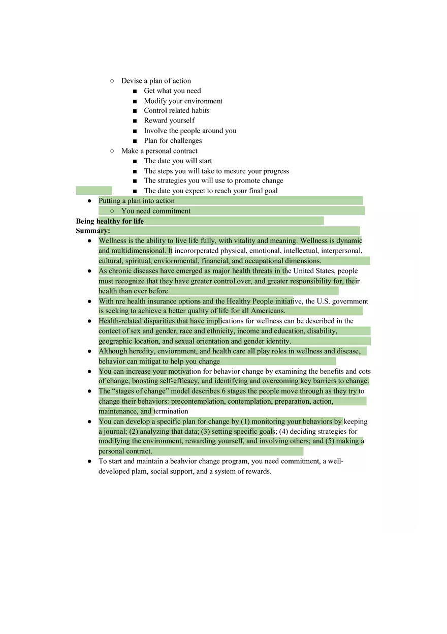 Chapter 1 Taking Charge of Your Health - Page 3