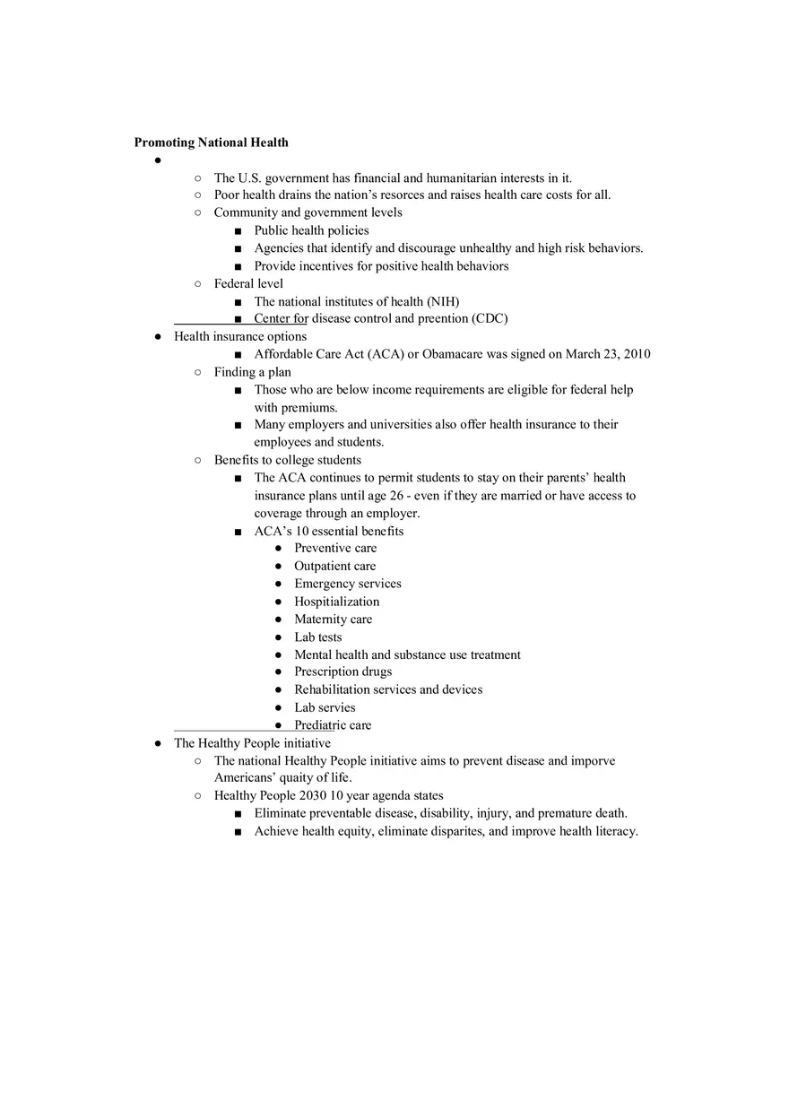 Chapter 1 Taking Charge of Your Health - Page 6