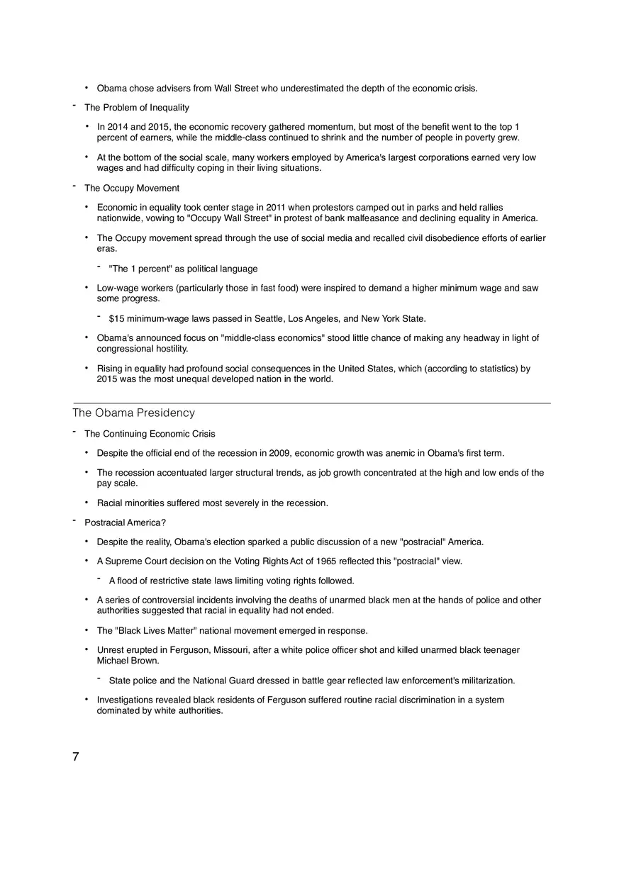 The War on Terrorism Chapter 28 Outline - Page 7