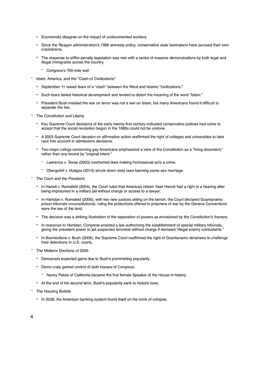 The War on Terrorism Chapter 28 Outline - Page 4