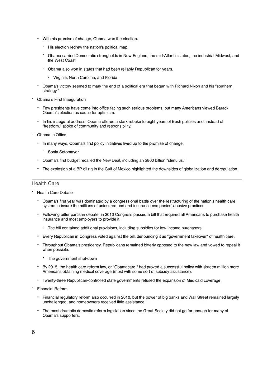 The War on Terrorism Chapter 28 Outline - Page 6