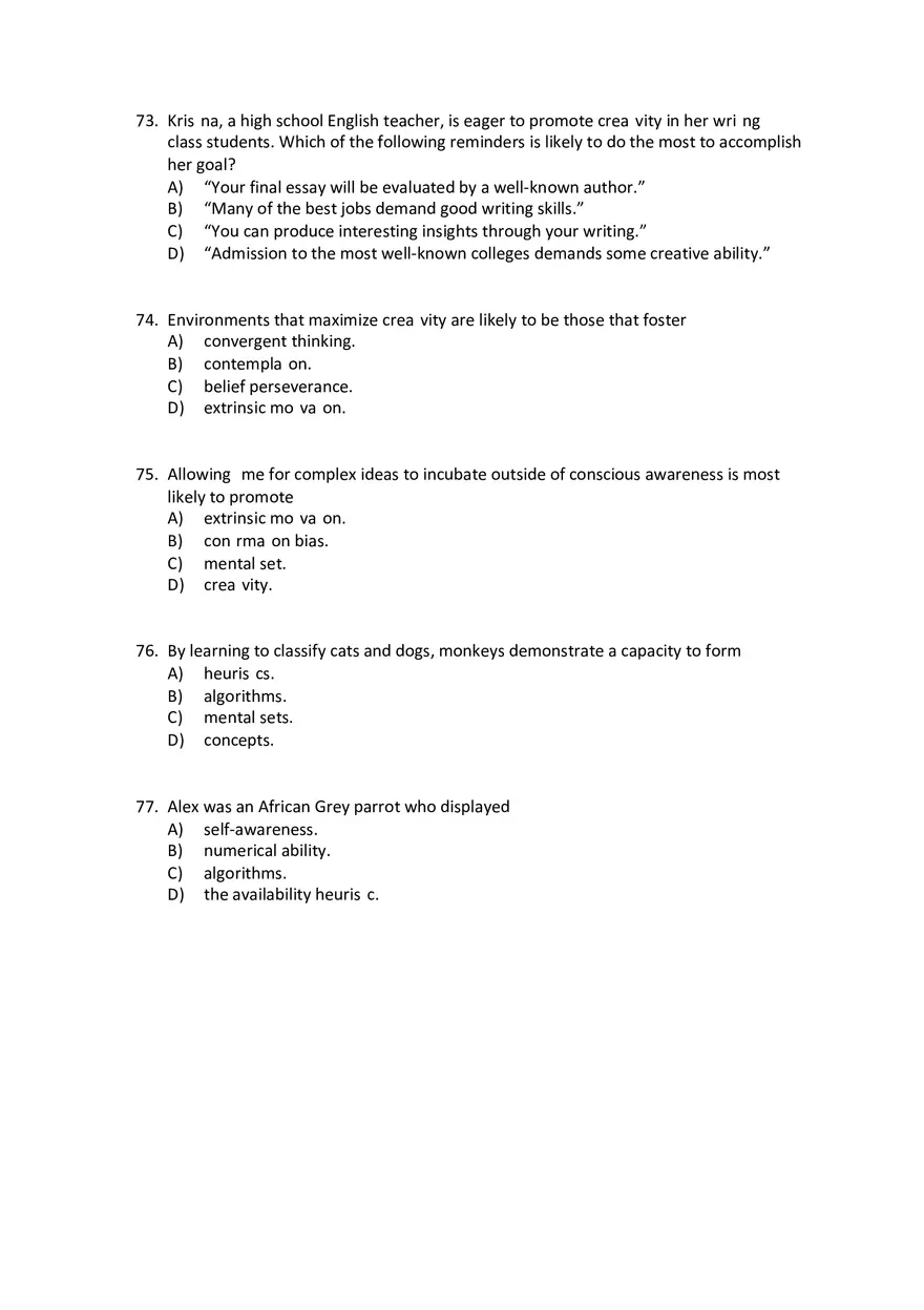 Thinking, Knowing, Remembering, and Communicating - Page 9