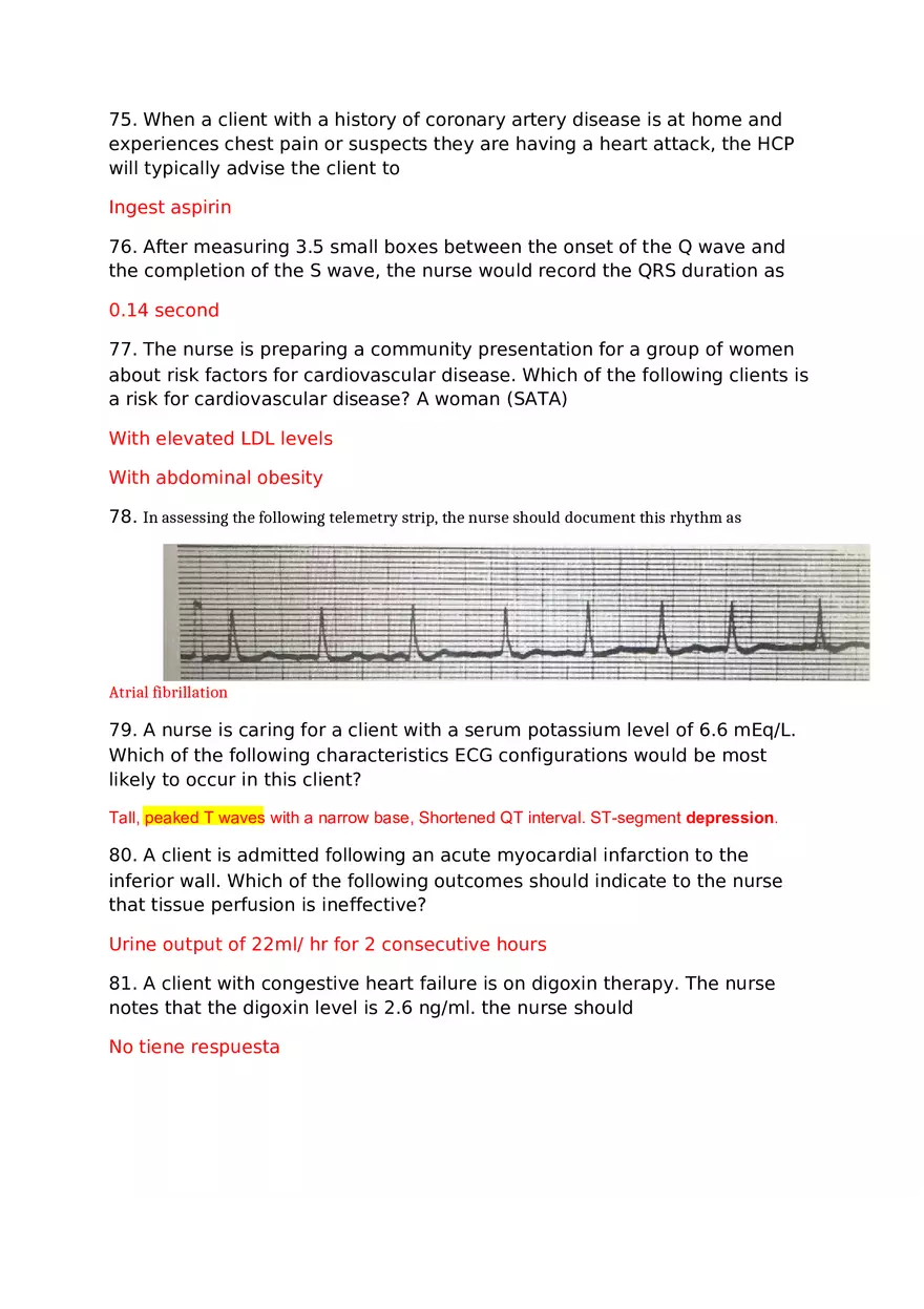 Med Surg 2 Exam Practice Questions - Page 12