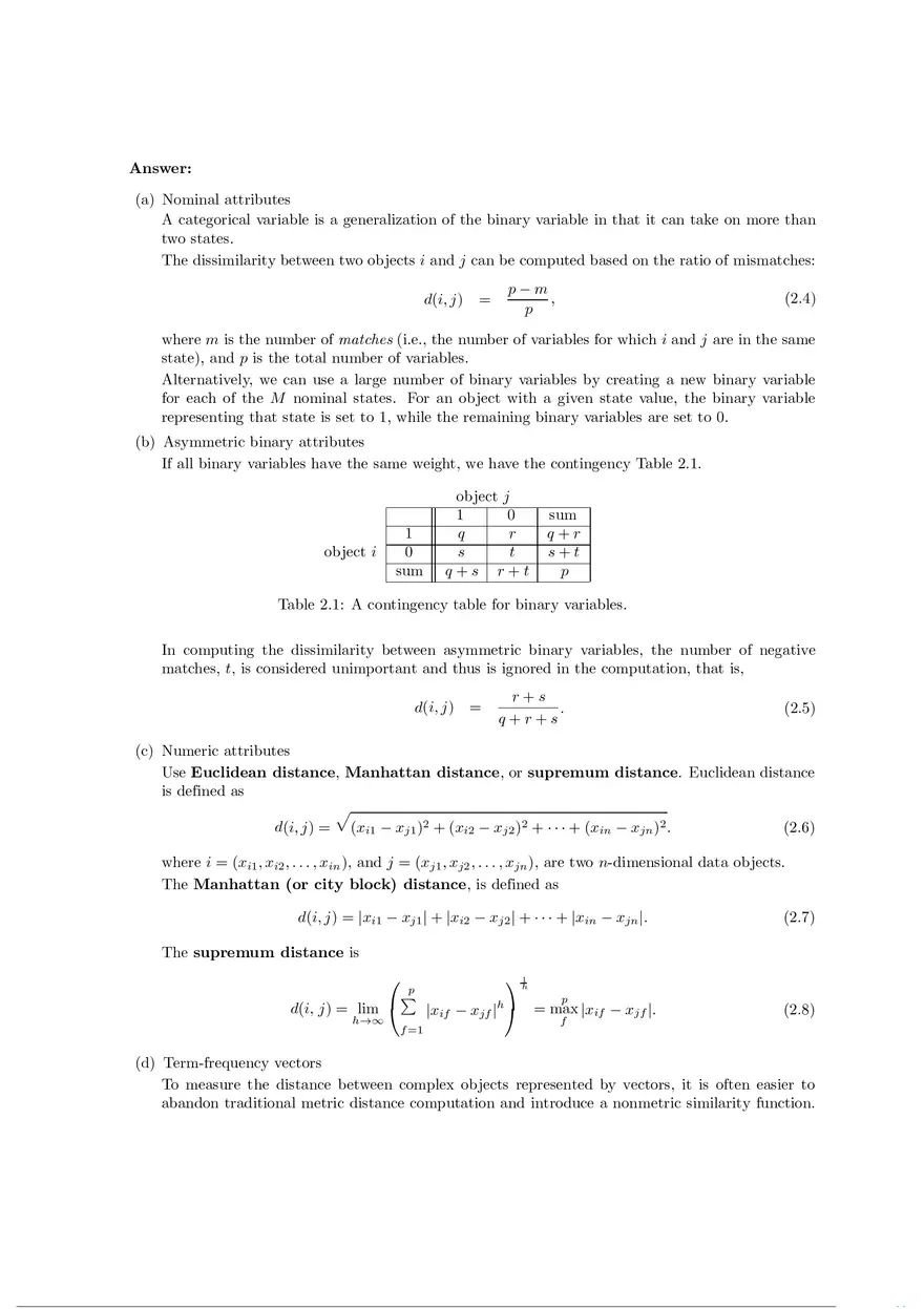 Solution Manual for Data Mining Chapter 2 - Page 5