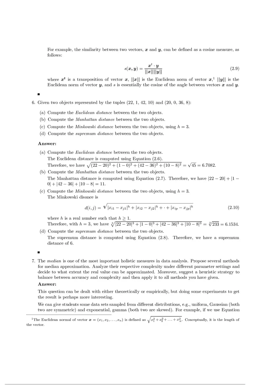 Solution Manual for Data Mining Chapter 2 - Page 6