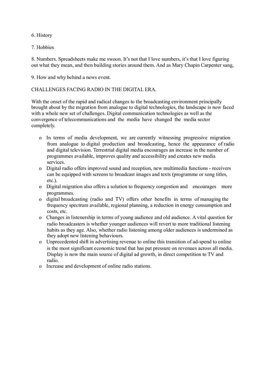 Radio Format - Lecture Notes 1 - Page 7