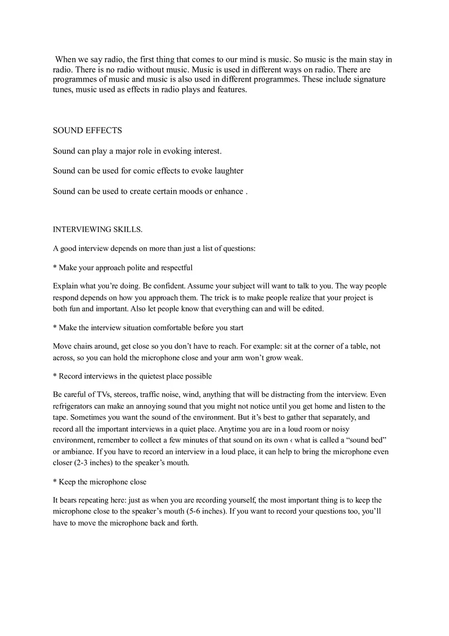 Radio Format - Lecture Notes 1 - Page 4