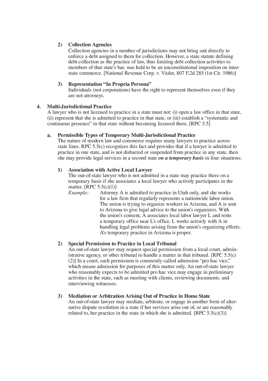 Professional Responsibility Guide Part 1 - Page 8