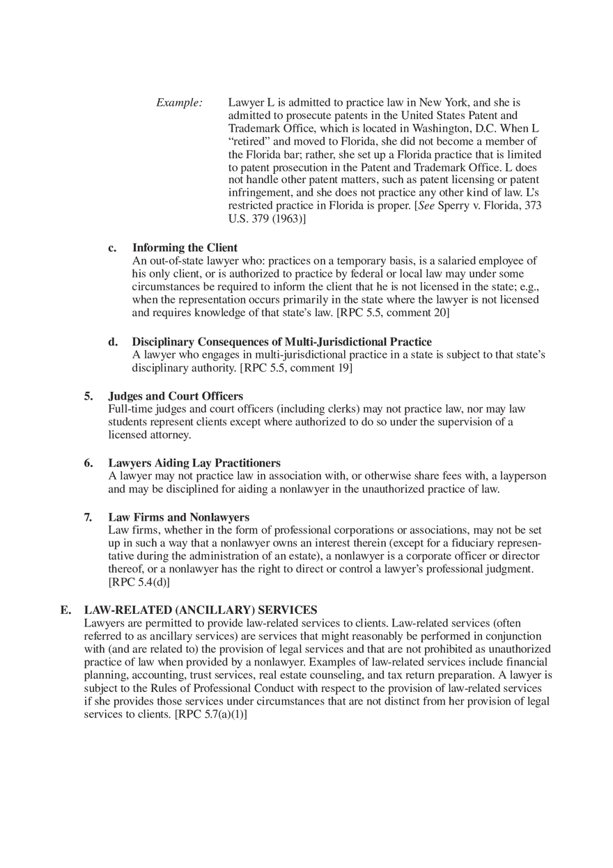 Professional Responsibility Guide Part 1 - Page 10