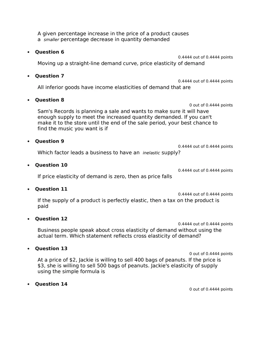 Scarcity Answers + Test Questions - Page 9