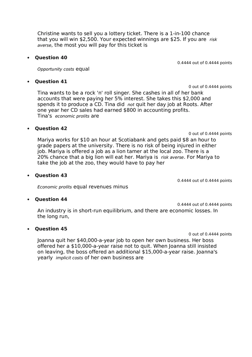Scarcity Answers + Test Questions - Page 4