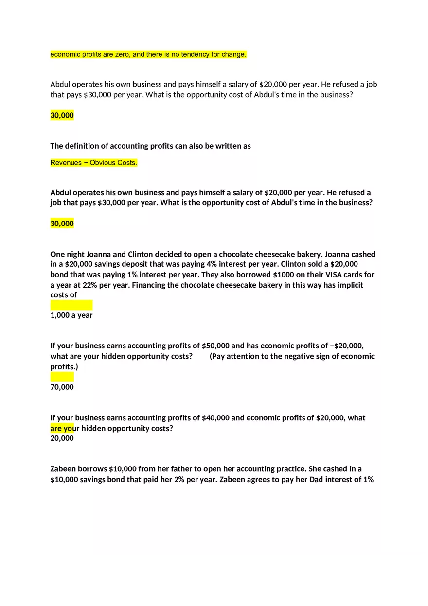 Scarcity Answers + Test Questions - Page 6
