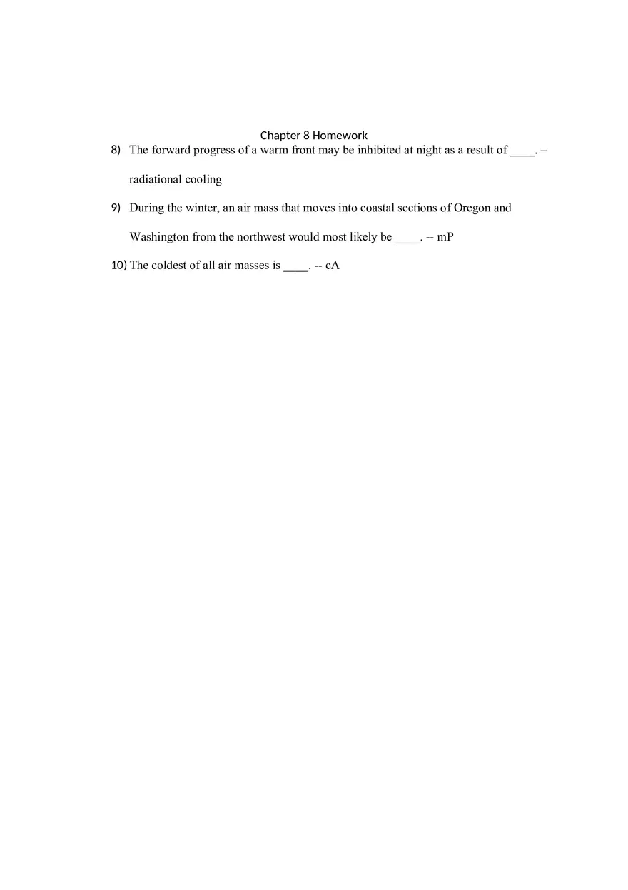 Chapter 8 Homework Answers - Page 2