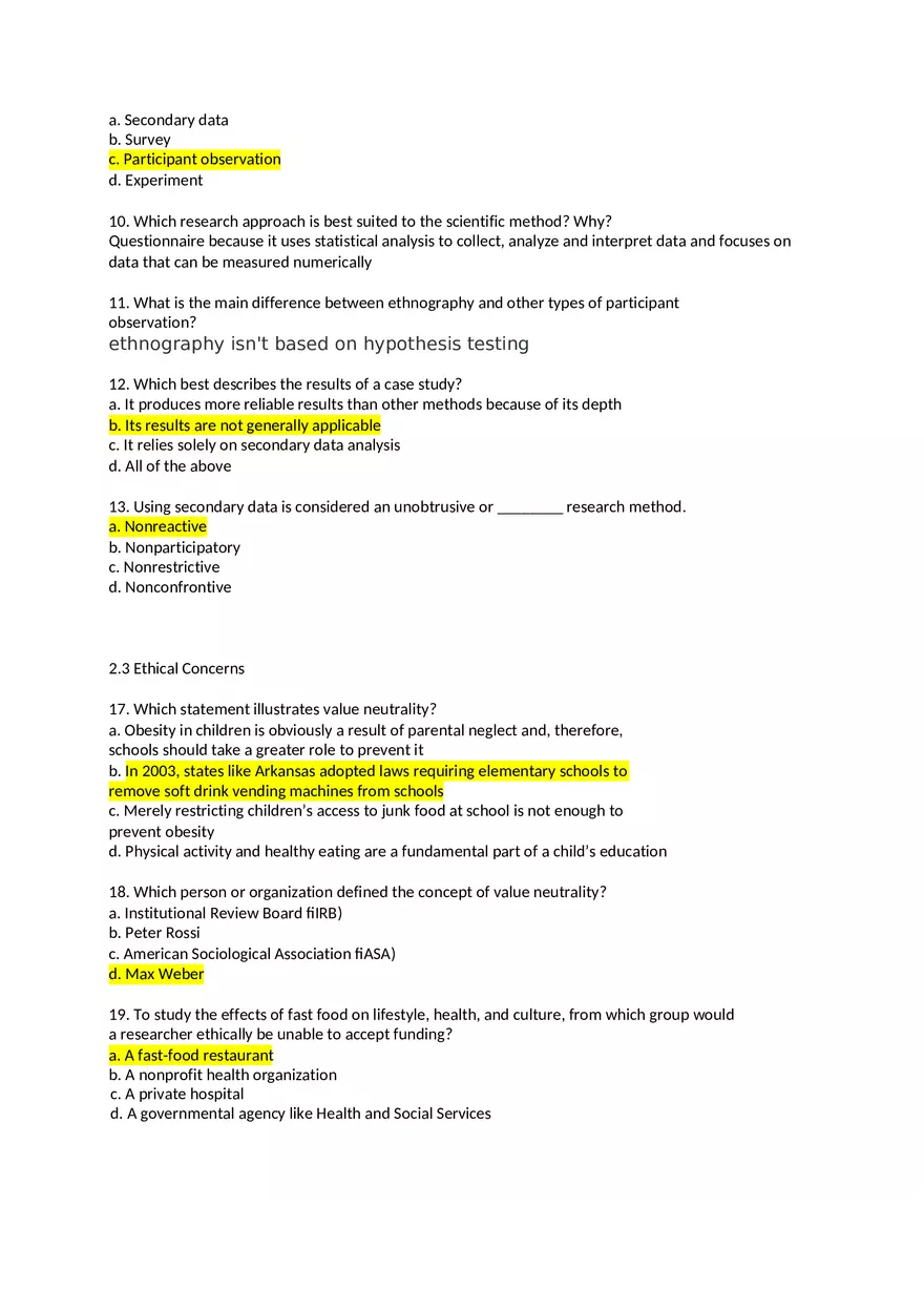 Chapter 2 Approaches to Sociological Research - Page 2
