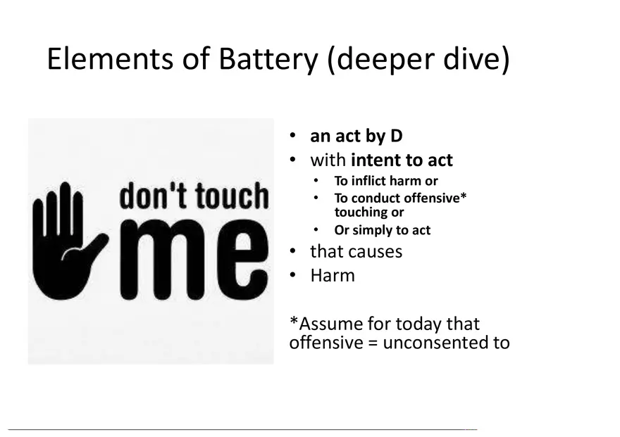 What is a Tort (Lecture) Part 5 - Page 5